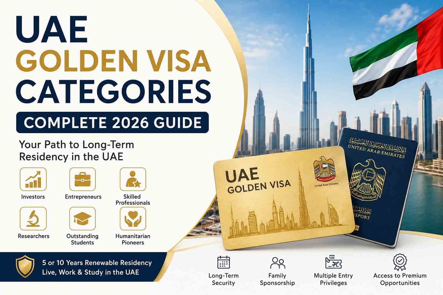 UAE Golden Visa Categories