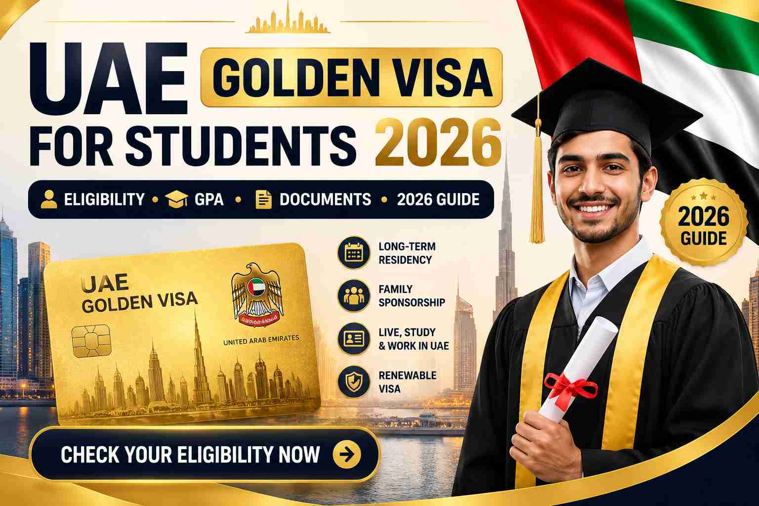 UAE Golden Visa for Master Degree Holders